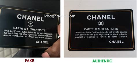 fake black chanel bag|authenticity card chanel.